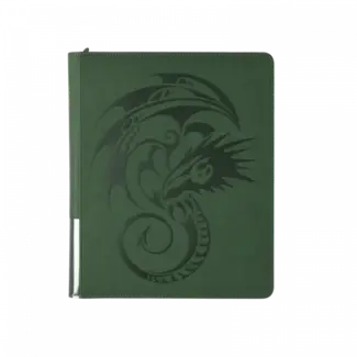 Dragon Shield Zipster Binder Regular + 20 Pages - Forest Green