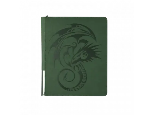 Dragon Shield Zipster Binder Regular + 20 Pages - Forest Green