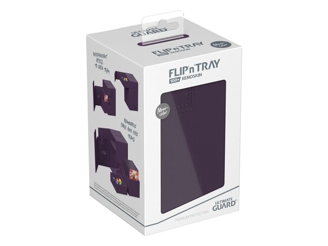 Ultimate Guard Flip'n'Tray 100+ Monocolor Purple