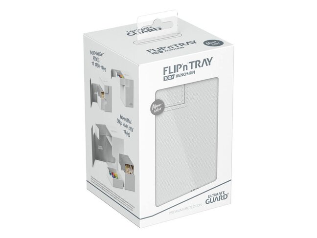 Ultimate Guard Flip'n'Tray 100+ Monocolor White
