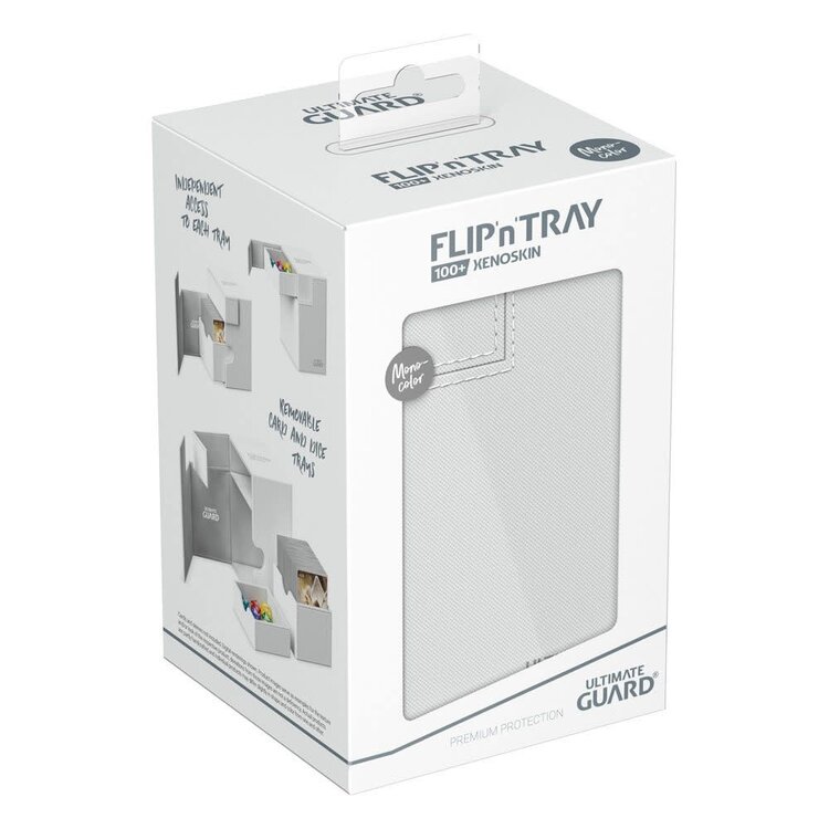Ultimate Guard Ultimate Guard: Flip'n'Tray 100+ Monocolor White