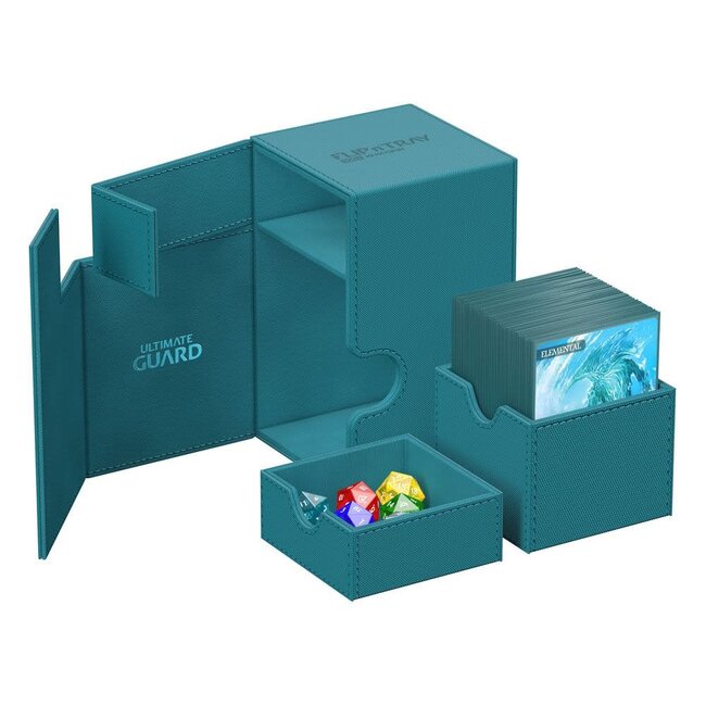 Ultimate Guard Ultimate Guard: Flip'n'Tray 100+ Monocolor Petrol