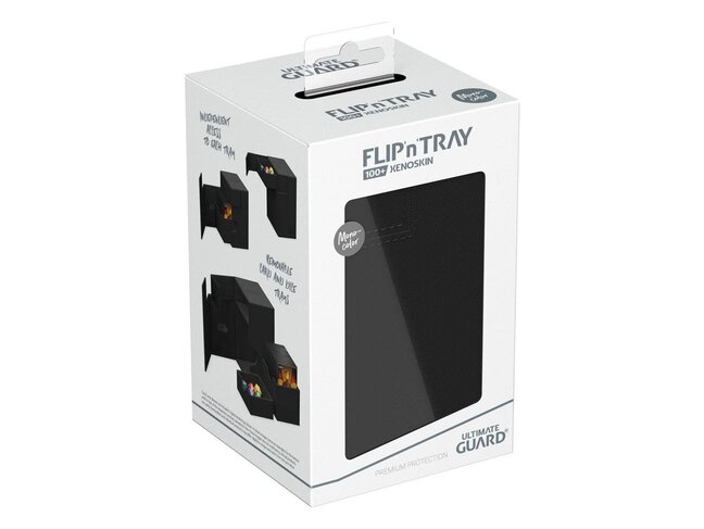 Ultimate Guard Flip'n'Tray 100+ Monocolor Black