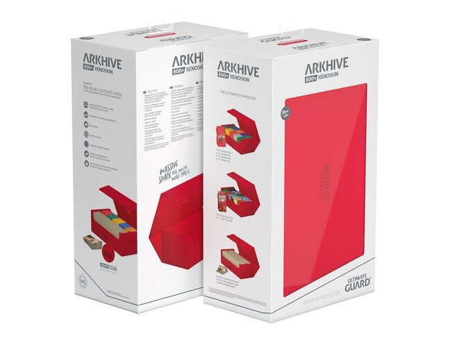 Ultimate Guard Arkhive 800+ Monocolor Red