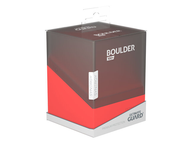 Ultimate Guard Boulder 100+ Synergy Schwarz/Rot