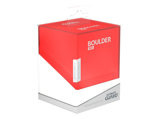 Ultimate Guard Boulder 100+ Synergy Red/White
