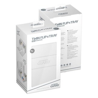 Ultimate Guard Twin Flip'n'Tray 200+ Monocolor White