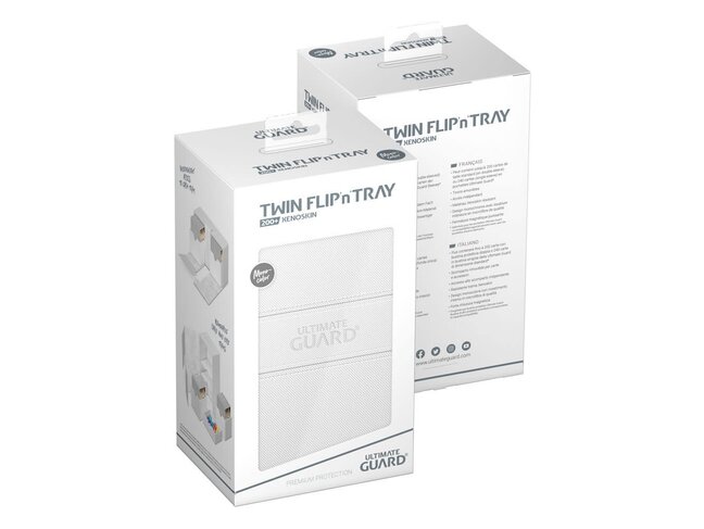 Ultimate Guard Twin Flip'n'Tray 200+ Monocolor White