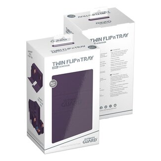 Ultimate Guard Twin Flip'n'Tray 200+ Monocolor Purple
