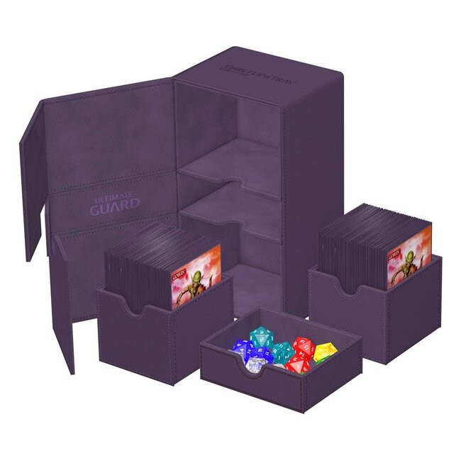 Ultimate Guard Ultimate Guard: Twin Flip'n'Tray 200+ Monocolor Purple