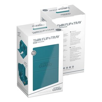 Ultimate Guard Twin Flip'n'Tray 200+ Monocolor Petrol