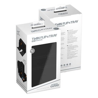 Ultimate Guard Twin Flip'n'Tray 200+ Monocolor Black