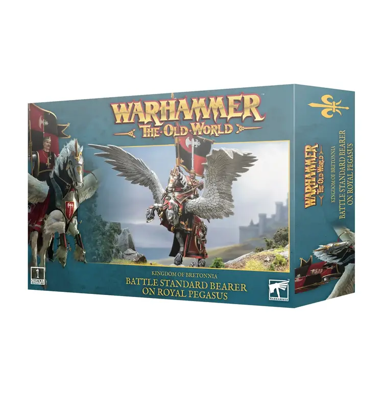 Games Workshop Warhammer Warhammer The Old World - Kingdom of Bretonnia: Battle Standard Bearer on Royal Pegasus