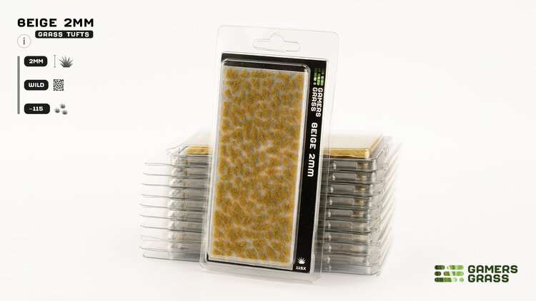 Gamers Grass GamersGrass: Tufts - Beige 2mm