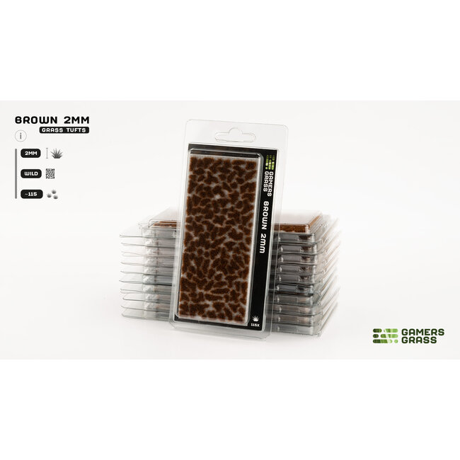 Gamers Grass GamersGrass: Tufts - Brown 2mm