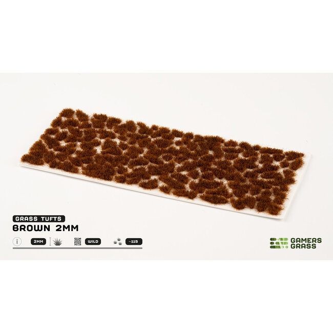 Gamers Grass GamersGrass: Tufts - Brown 2mm