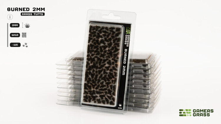 Gamers Grass GamersGrass: Tufts - Burned 2mm