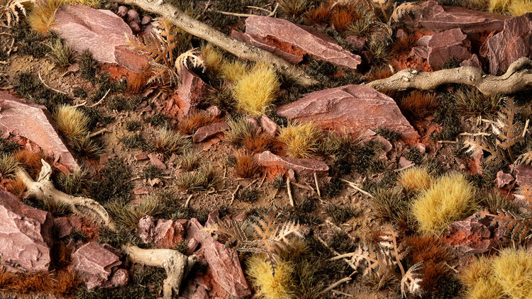 Gamers Grass GamersGrass: Tufts - Burned 2mm