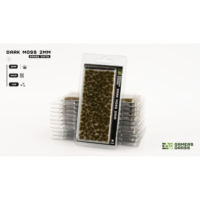 Gamers Grass GamersGrass: Tufts - Dark Moss 2mm