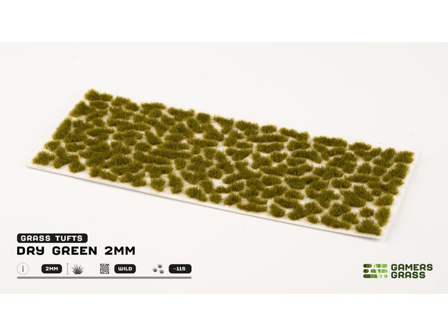 Gamers Grass Dry Green 2mm