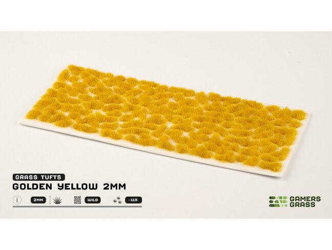 Gamers Grass Golden Yellow 2mm