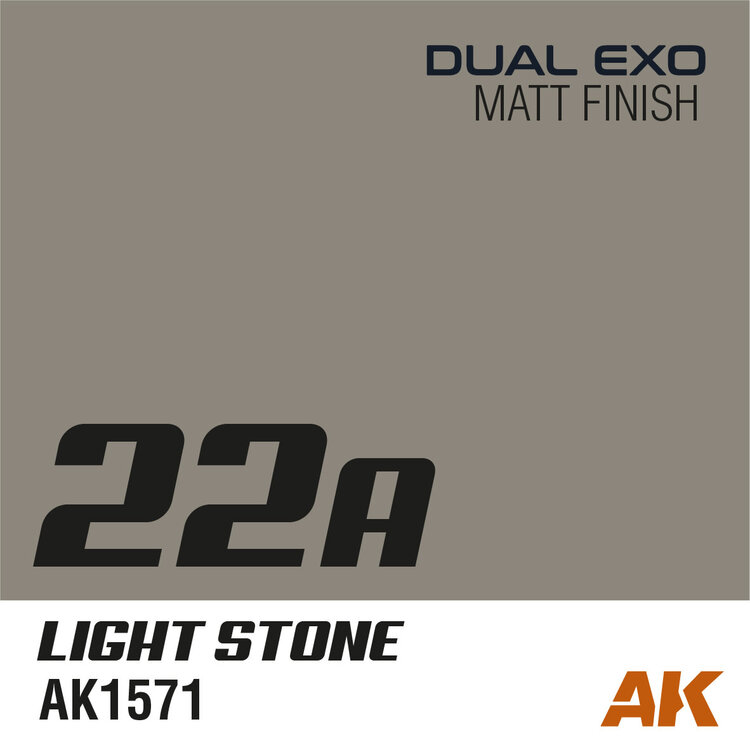 AK Interactive AK Interactive: Dual Exo 22A - Light Stone 60ml