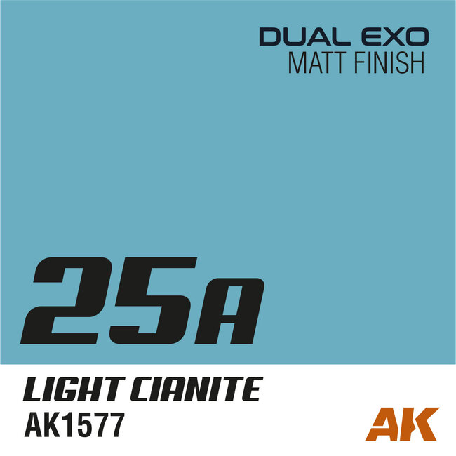 AK Interactive AK Interactive: Dual Exo 25A - Light Cianite 60ml