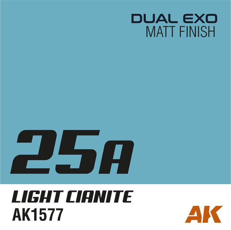 AK Interactive AK Interactive: Dual Exo 25A - Light Cianite 60ml