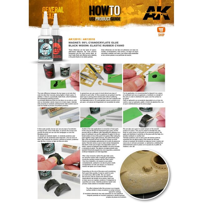 AK Interactive AK Interactive: Magnet Ultra Resistant Cyanocrylate Glue 20g (Super Glue)