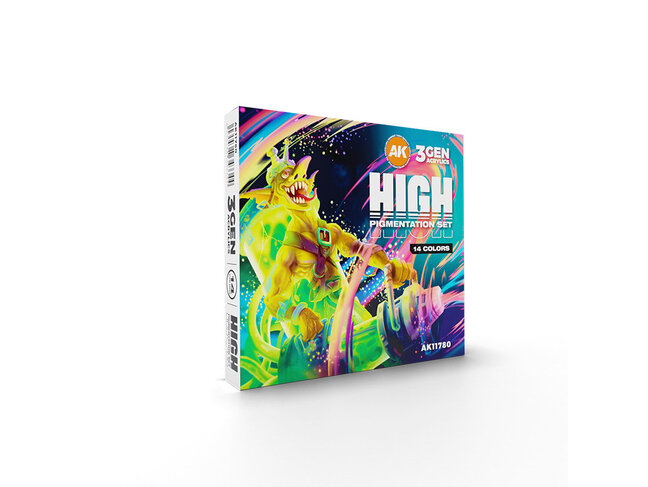 AK Interactive High Pigmentation Set - 14 Colors