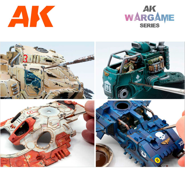AK Interactive AK Interactive - Wargame: Deep Blue Wash