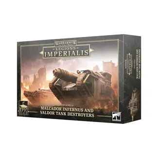 Games Workshop Legions Imperialis: Malcador Infernus and Valdor Tank Destroyers