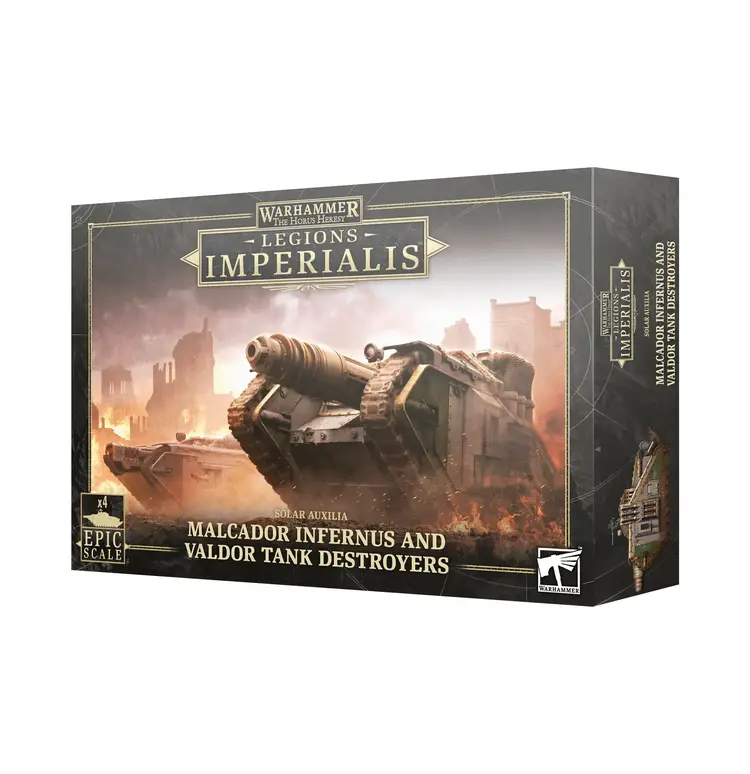 Games Workshop Warhammer Games Workshop - Legions Imperialis: Malcador Infernus and Valdor Tank Destroyers