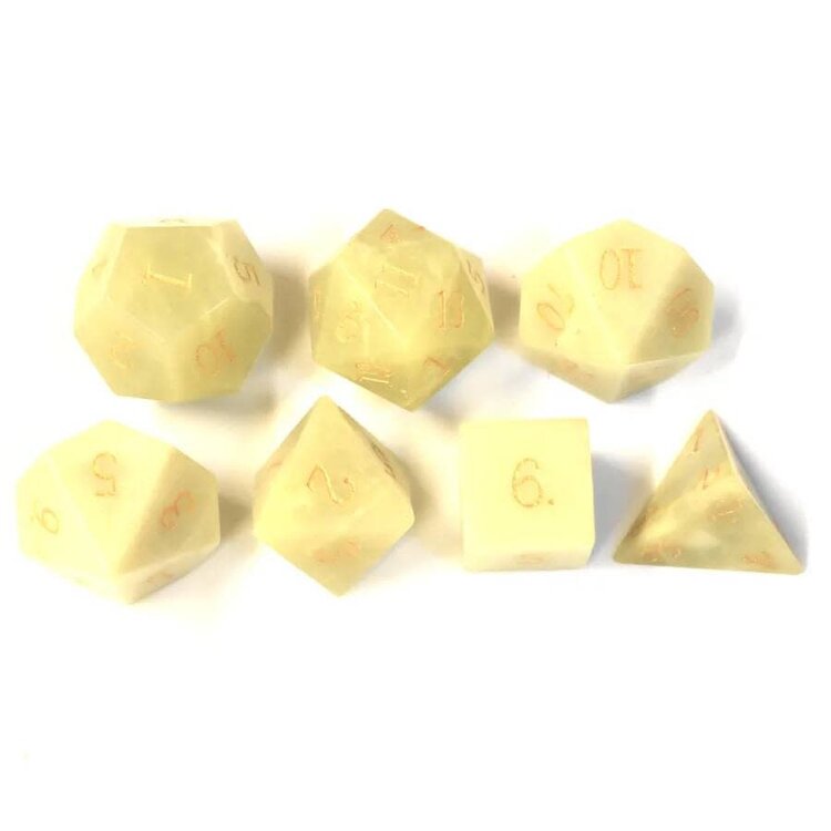 Würfelz Lemon Jade - 7 Die Stone Set