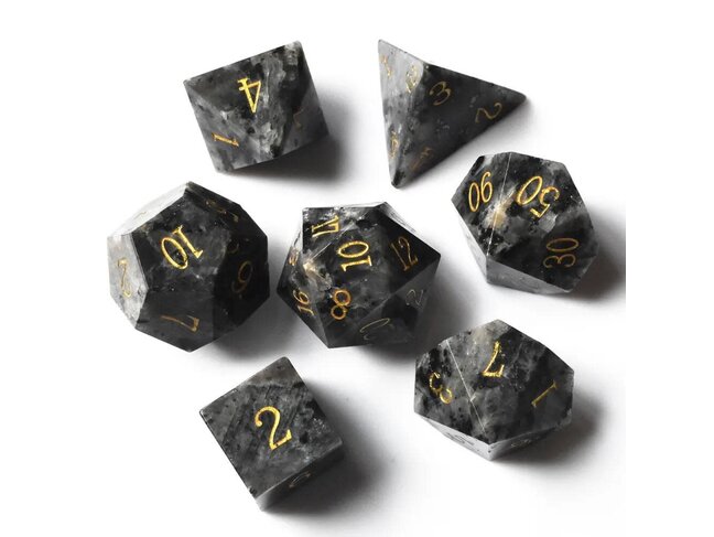 Würfelz Elongated Stone - 7 Die Stone Set