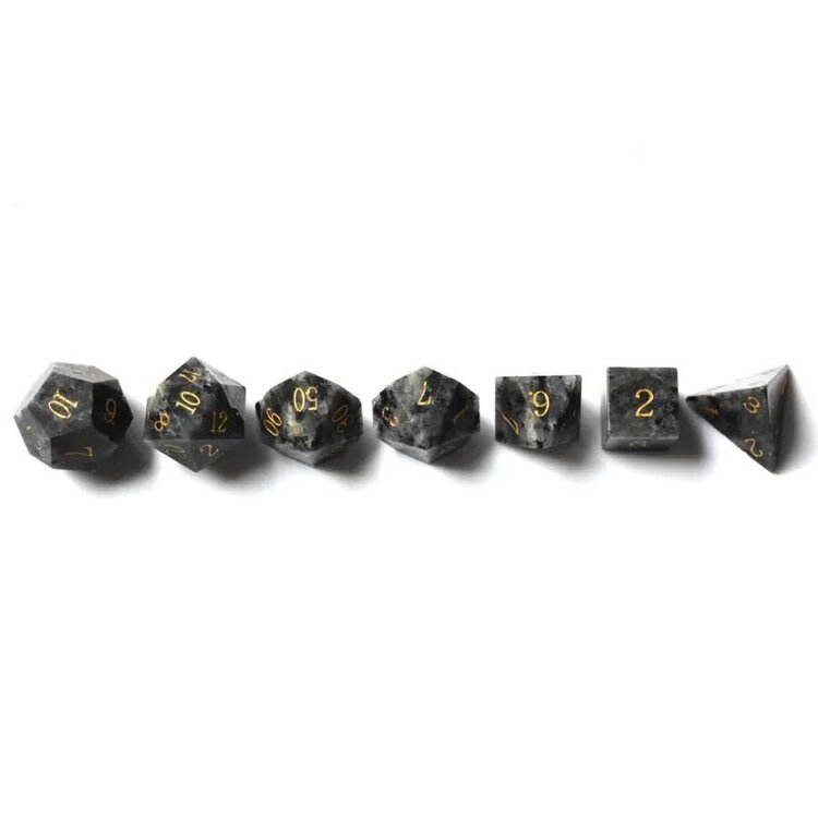Würfelz Elongated Stone - 7 Die Stone Set