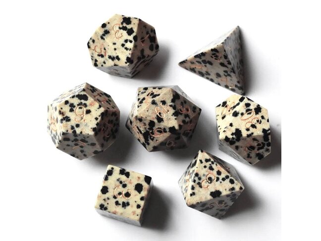 Würfelz Spotted Stone - 7 Die Stone Set