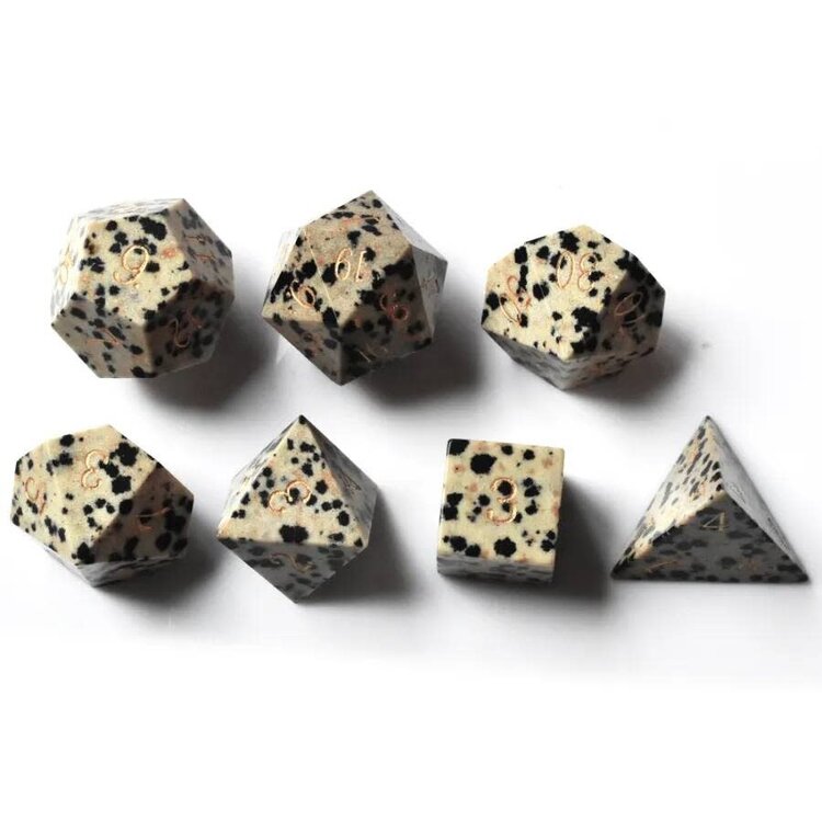 Würfelz Spotted Stone - 7 Die Stone Set