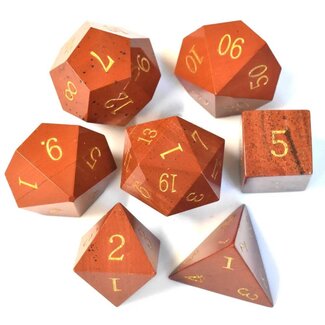 Würfelz Red Stone - 7 Die Stone Set