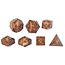 Würfelz Sesame Red Stone - 7 Die Stone Set
