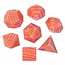 Würfelz Red Malachite - 7 Die Stone Set