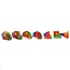 Würfelz Tricolor Cat's Eye - 7 Die Stone Set