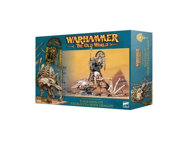 Games Workshop Warhammer Tomb Kings of Khemri: Tomb King on Necrolith Bone Dragon