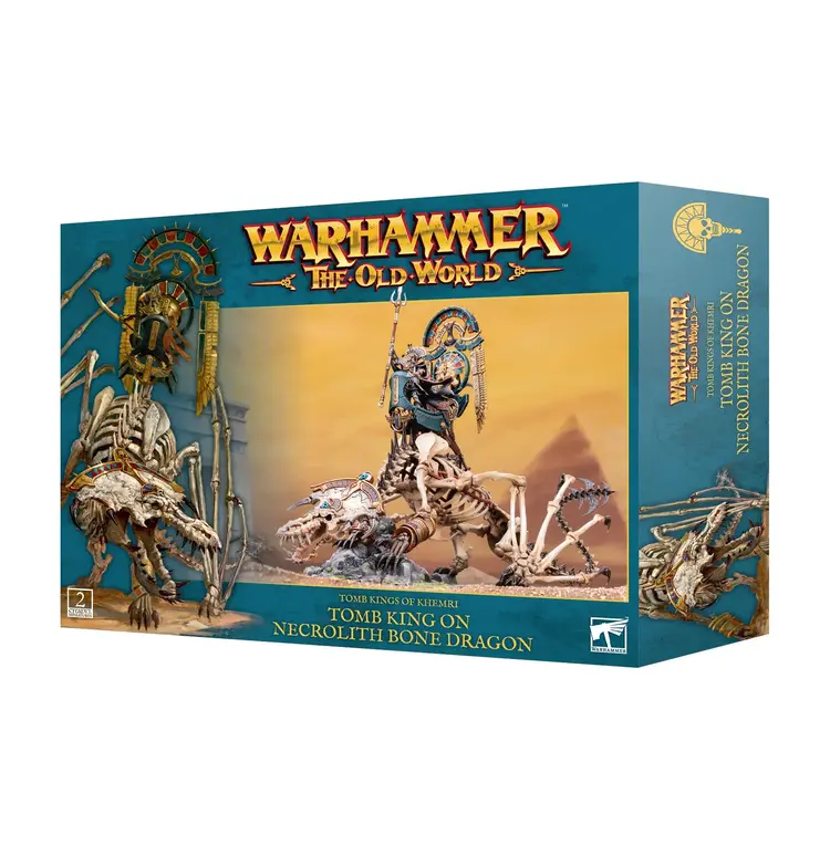 Games Workshop Warhammer Warhammer The Old World - Tomb Kings of Khemri: Tomb King on Necrolith Bone Dragon