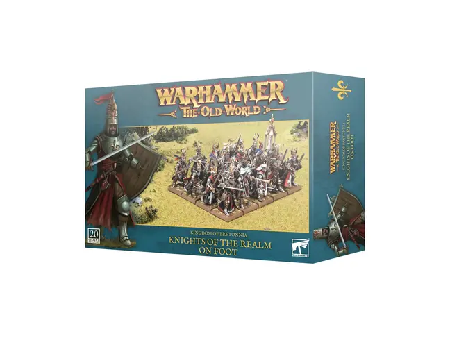 Games Workshop Warhammer Kingdom of Bretonnia: Knights of the Realm on Foot