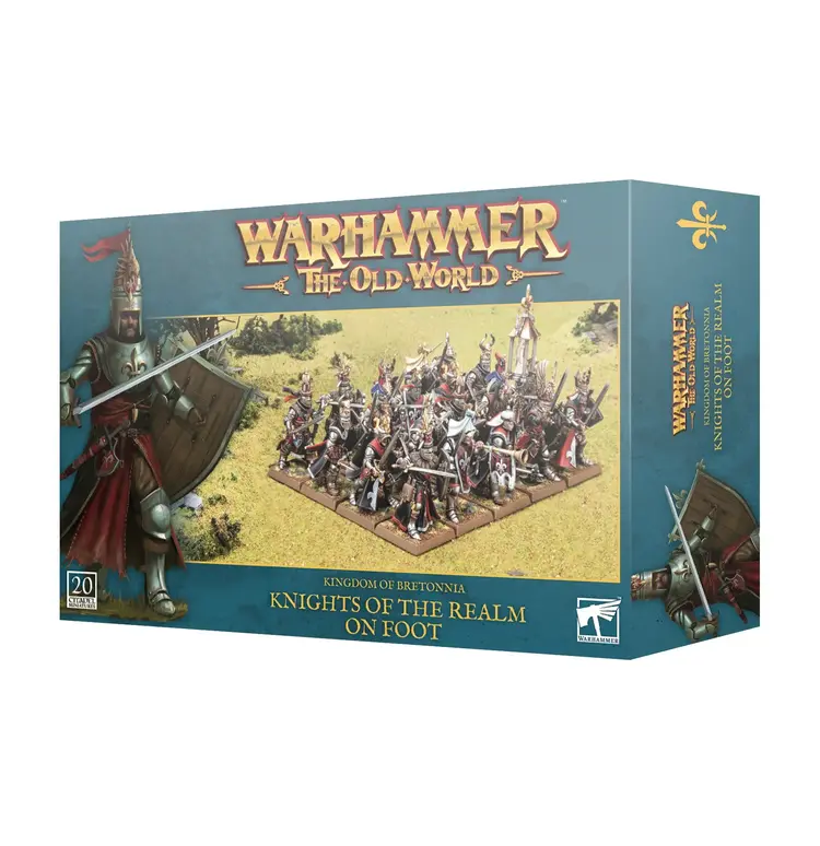 Games Workshop Warhammer Warhammer The Old World - Kingdom of Bretonnia: Knights of the Realm on Foot