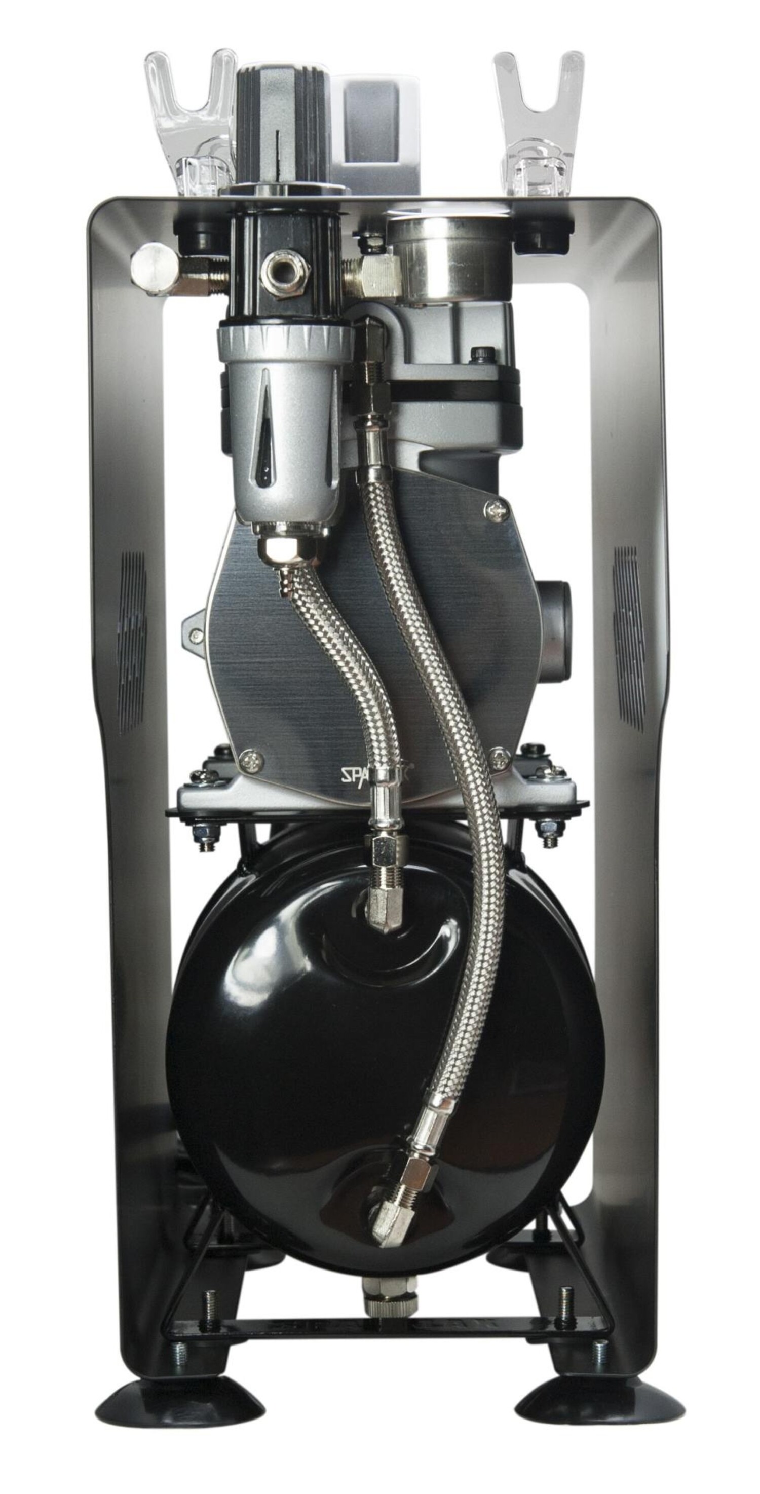 Sparmax TC-610H-n Compressore Per Aerografo Con Serbatoio 2,5L – Silenzioso, Regolabile, 130W