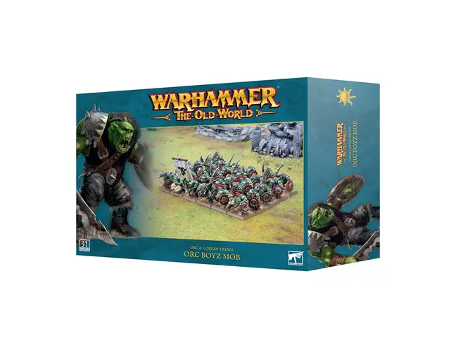 Games Workshop Warhammer Orc & Goblin Tribes: Orc Boyz Mob
