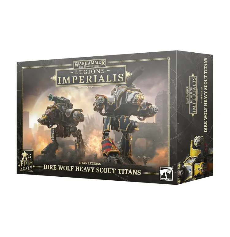 Games Workshop Warhammer Games Workshop - Legions Imperialis: Titan Legions - Dire Wolf Heavy Scout Titans