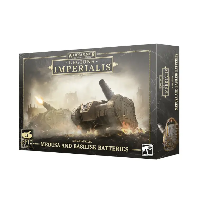 Games Workshop Warhammer Games Workshop - Legions Imperialis: Solar Auxilia - Medusa and Basilisk Batteries
